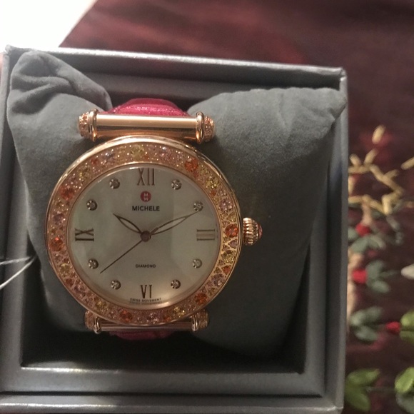 Michele Caber Topaz Pink Sprinkles - Picture 3 of 8